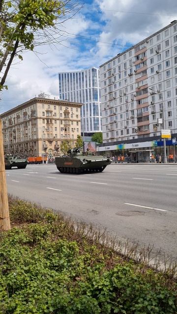 Техника с парада Победы, репетиция 07.05.2025 часть 3