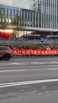 🇨🇳Кортеж Си Цзиньпина прибыл в гостиницу Soluxe Hotel Moscow на северо-востоке столицы🇨🇳