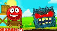 Красный Шарик, красный Несносный Шарик, Красныч Игра. мультики для детей. Красный колобок