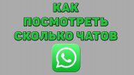 Как посмотреть сколько чатов в Ватсапе