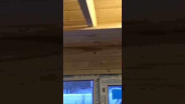 Сделали удобные полки в бане