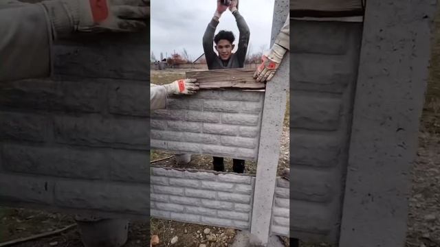 Быстрый монтаж ЕВРОЗАБОРА.