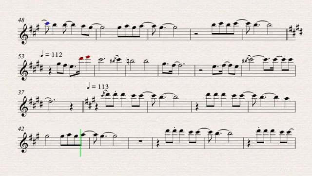 San Francisco - Scott McKenzie _ Play along for Alto Saxophone [get-save.com]