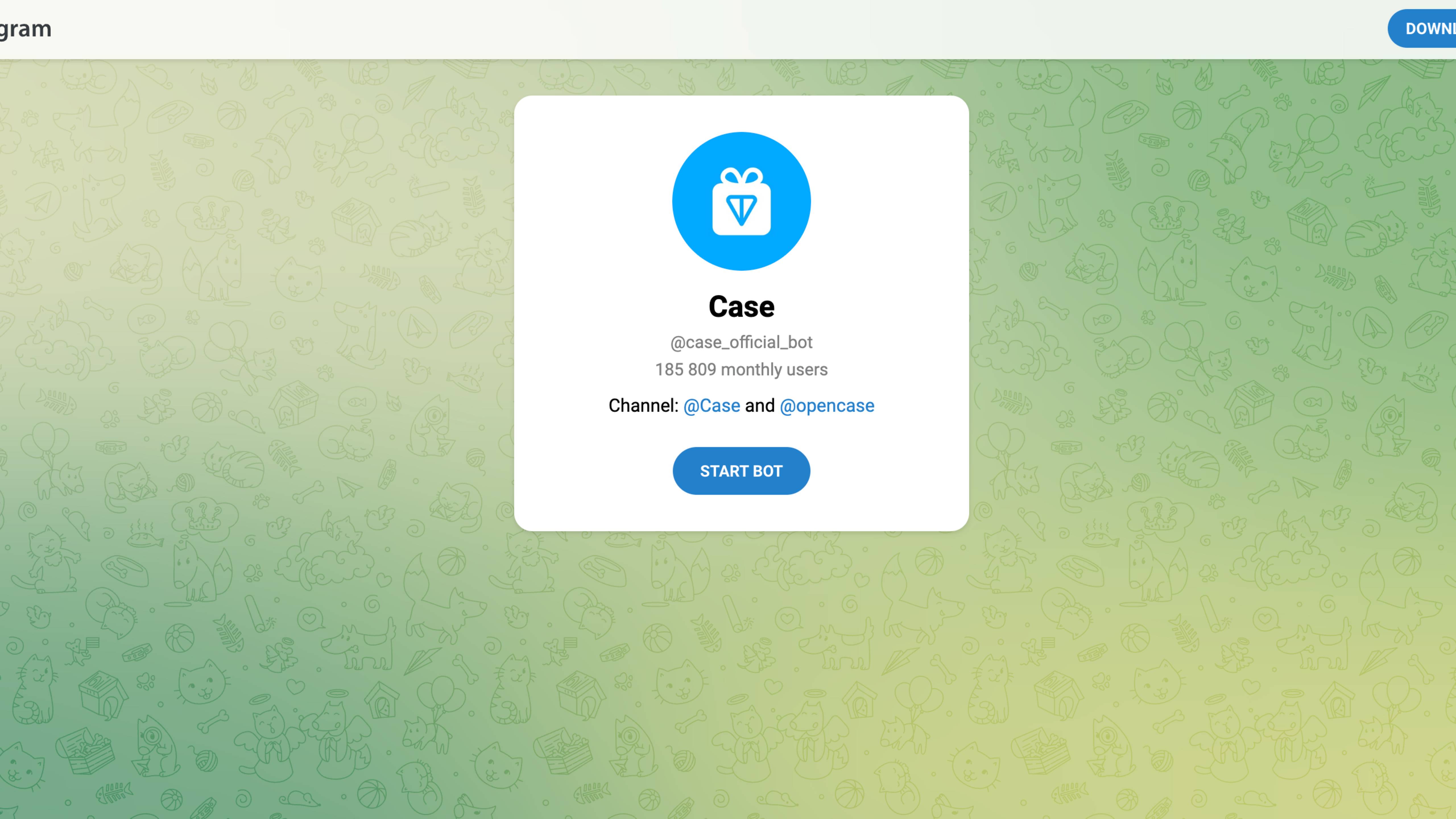 Case Телеграм бот | Case Official Bot - кейсы с подарками и бонусами, проверка