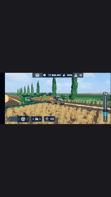 Трактор John Deere и комбайн John Deere / на уборке 🌾Красота 😍#farmingsimulator20 #fs20 #уборка