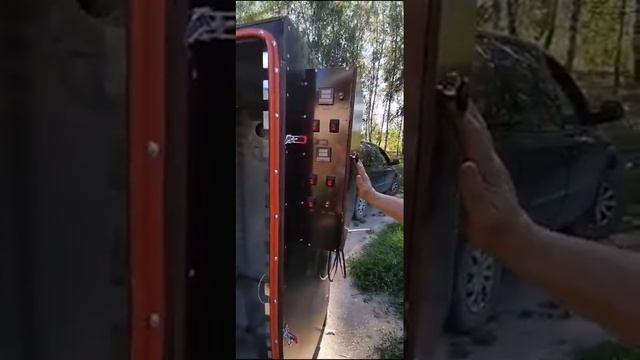 Коптильня 1000л с регулируемыми полками