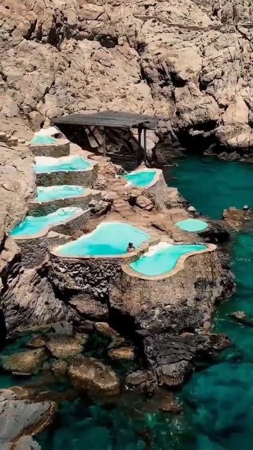 Уникальный скальный бассейн #top #рекомендации #travel #funny #viral #ytshorts #shorts #like #tikto