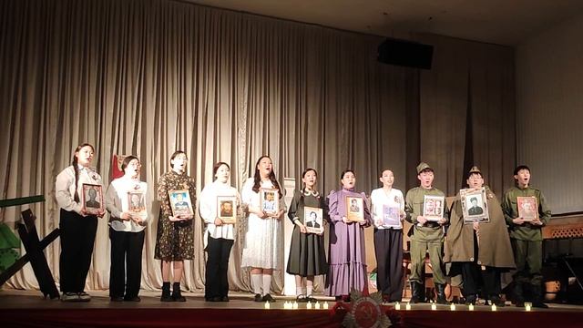 7.05.2025г. Концерт на стихи Т. Сметанина,  поэта-фронтовика, песня "Тыыннаахтар умнубат сыллара"