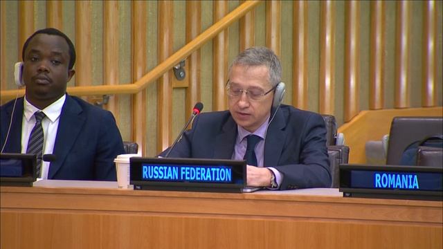 Выступление В.Н.Лапутина на заседании Пятого комитета ГА ООН по вопросу «Организация работы»
