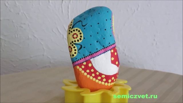 😚🧱✍ Матрёшки. Роспись на камне