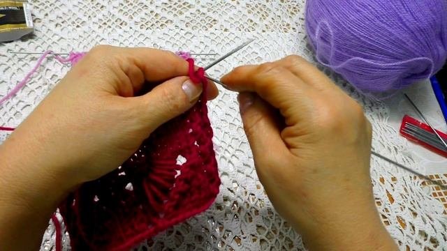 Узор с вытянутыми петлями для вязания Кардигана
