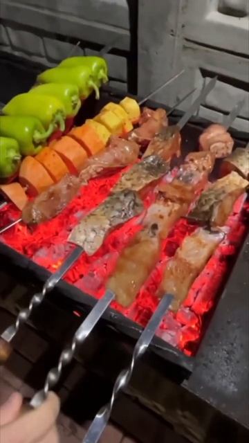 Шашлык из белого амура