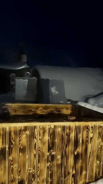 Купель для бани. Температура воды +4