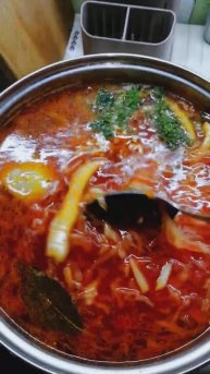 Постный борщ.