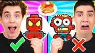 ВЛАД А4 - Рисуем Блинами Челлендж 🥞 PANCAKE ART 🥞
