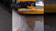Уборка воображаемого снега в Дзержинске | NN.RU