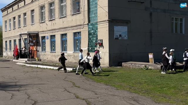 В Тарской школе 12 сегодня прошла патриотическая игра СТАНЦИИ ПОБЕДЫ (07.05.2025)