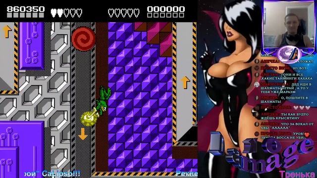 Жабы!Шансов пройти без ДАМАГИ 0!!!! Но мы пыжимся!=))#battletoads#dendi# Залетайте Народ!всем рад!