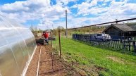 НАШ ДЕРЕВЕНСКИЙ ДОМИК/НАПОЛНЯЕТ НАШУ ЖИЗНЬ СЧАСТЬЕМ/ОБЛАГОРОДИЛИ МАЛИННИК/ПРОДОЛЖАЕМ СНИМАТЬ ОБШИВКУ