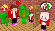 Maizen_:_JJ_Became_Strong_Sister_and_Mikey's_Wife_is_Shocked_Minecraft