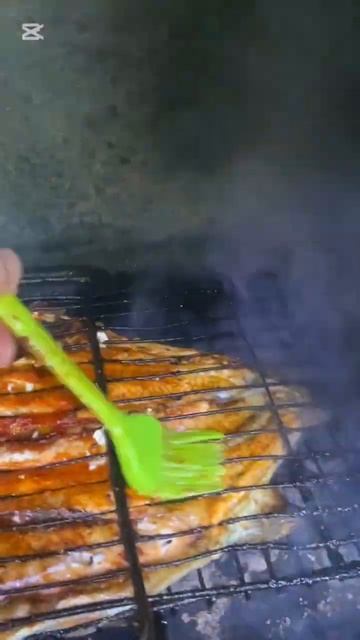 Сочный форель 🍣 на мангале fhis #cooking fishing 🎣 and fish 🐠