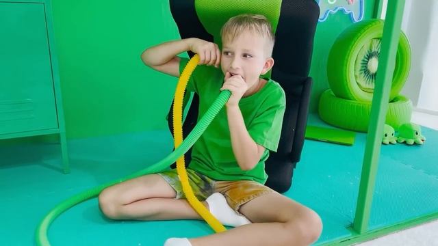 Влад и Ники Челлендж 4 цветные комнаты