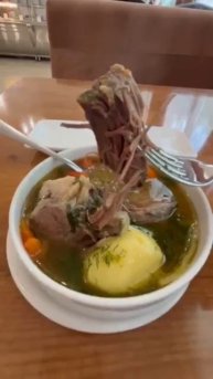 Супер шурпа с мясом в Симферополе.
