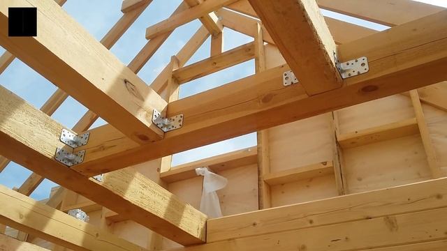 Строительство деревянного дома баня стены крыша окна