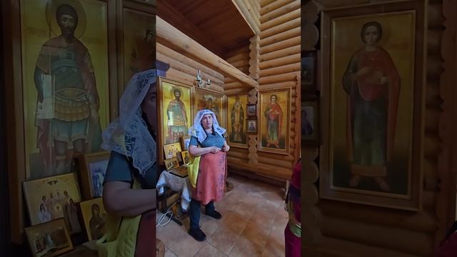 Обзор ПРАВО СЛАВНОГО храма, обзор икон целителей. #храм #иконацелителя #православие