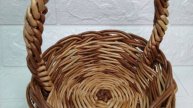Корзиночка-КОНФЕТНИЦА (Часть4) Ажурная загибка на стойках с леской