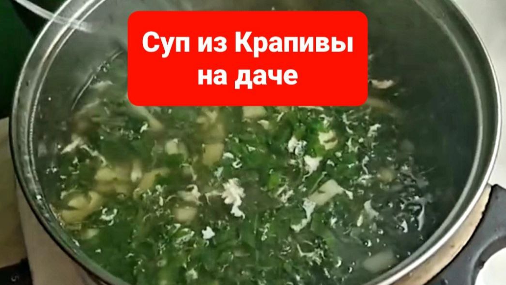 Суп из крапивы легко быстро и полезно