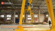 Испытание козлового однобалочного крана 10т