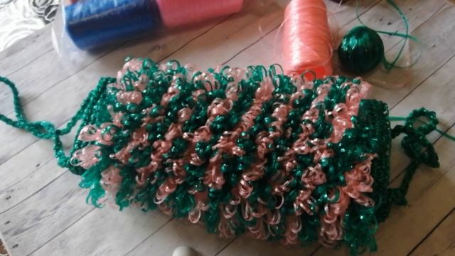 Личный проект "Ура, мочалки!". Первая пошла 🧶🧶👍