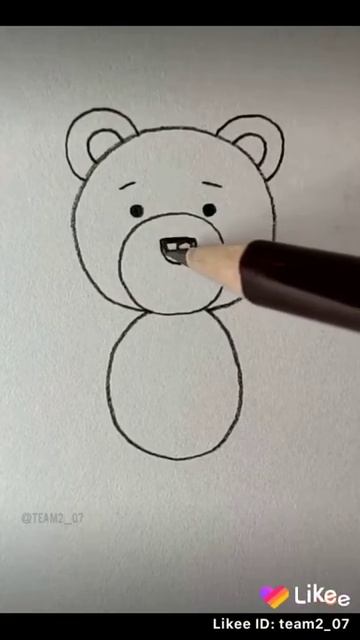 Как нарисовать мишку? Попробуйте