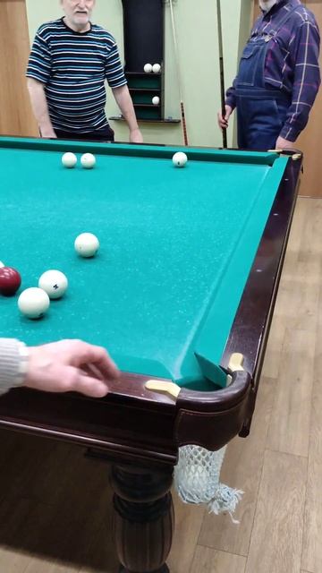 Русский бильярд Старики разбойники 60+ Московское долголетие