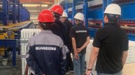 Индийские заказчики принимают линию по производству сэндвич-панелей из полиуретана, произведенную ко