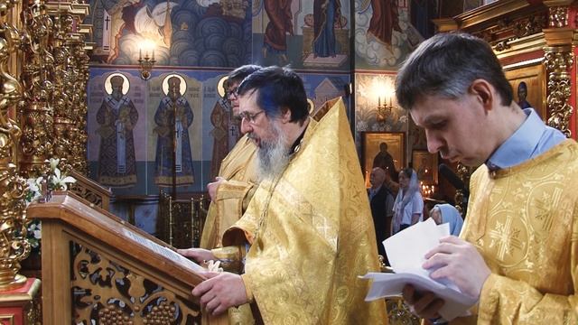 Священник Дмитрий Самохин вознес особую молитву о Святой Руси.