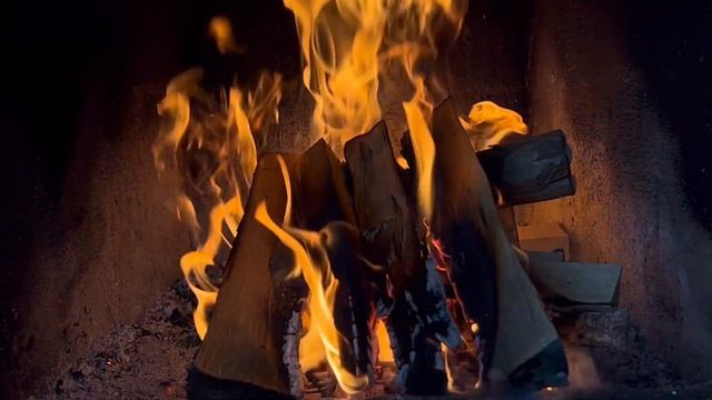 Успокаивающий звуковой ландшафт камина 🔥 Уютный кам?