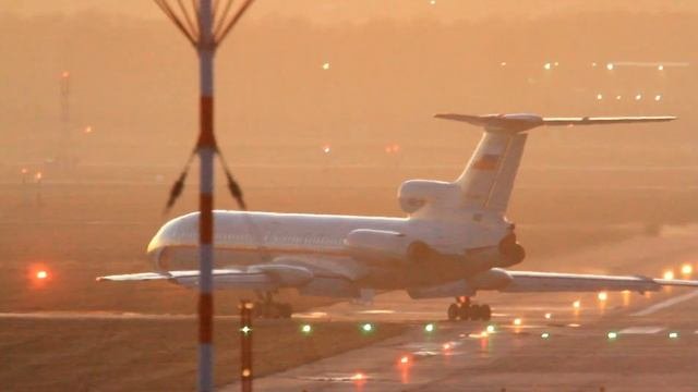 Ту 154 проскочил взлетную полосу 15.10.2024#tu154