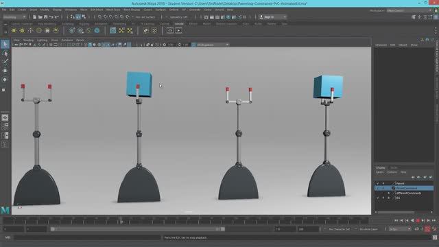 How to Make Characters Grab Objects - Parenting Constraints