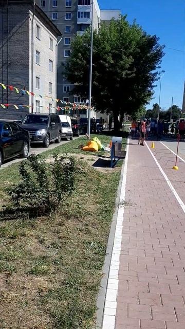 Могилев, ул.строителей, открытие детской площадки, Бел