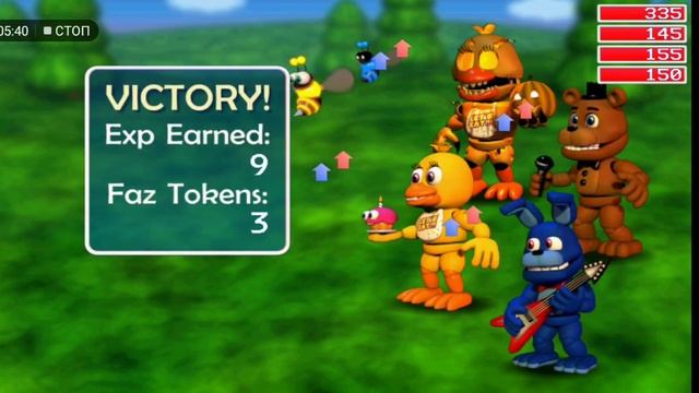 Гемплей Fnaf world #3