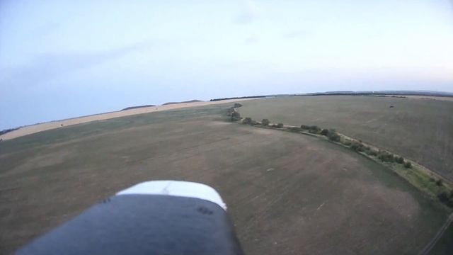 Полет ZOHD Drift с RunCam Thumb в пасмурный денек