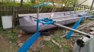 Катамаран "ЭССА-2" пробная сборка