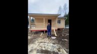 Отзыв от Клиента, Каркасный дом 6х8м с террасой 2х5м
