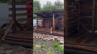 Дровник с душем