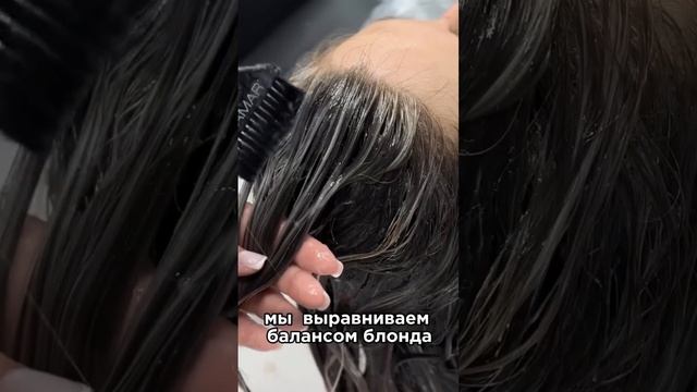 Шитье седины на косметической базе #шитьеседины #hairstyle