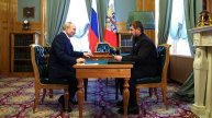 Рабочая встреча с главой Чечни Рамзаном Кадыровым