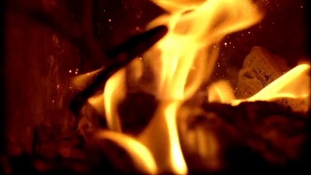 Медитирую на звуки костра зимой в деревенском доме!#ме