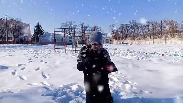Цветной снег